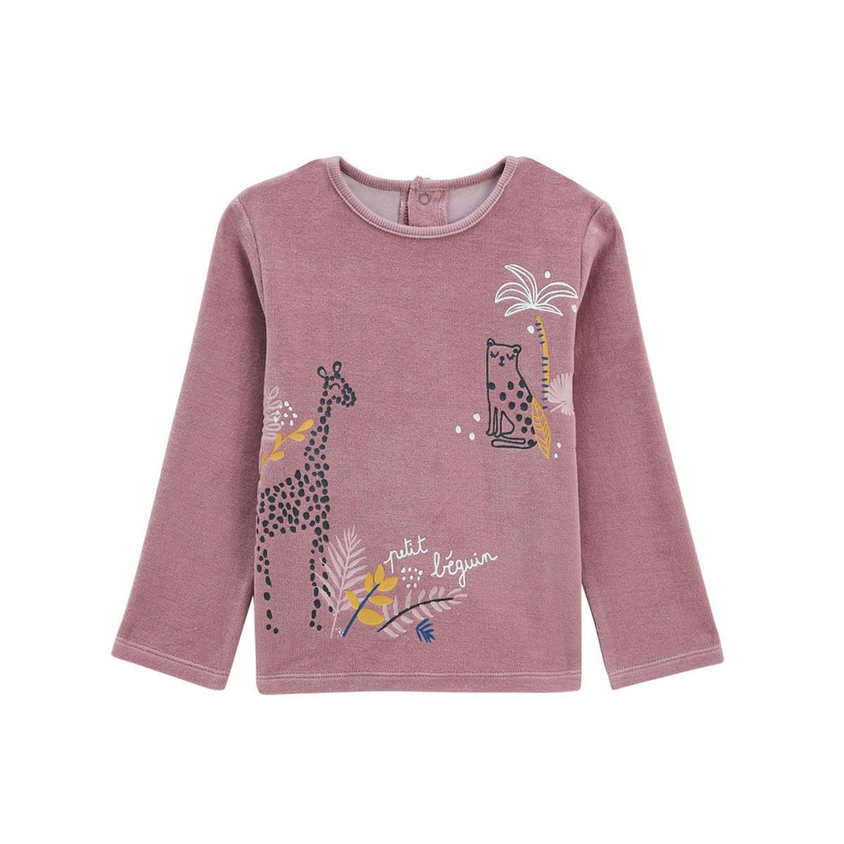 Petit Béguin Pyjama enfant en velours Thaîs