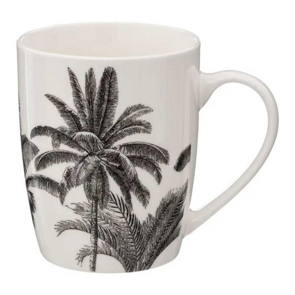 SECRET DE GOURMET Lot de 6 Mugs en Porcelaine  Bota  36cl Beige