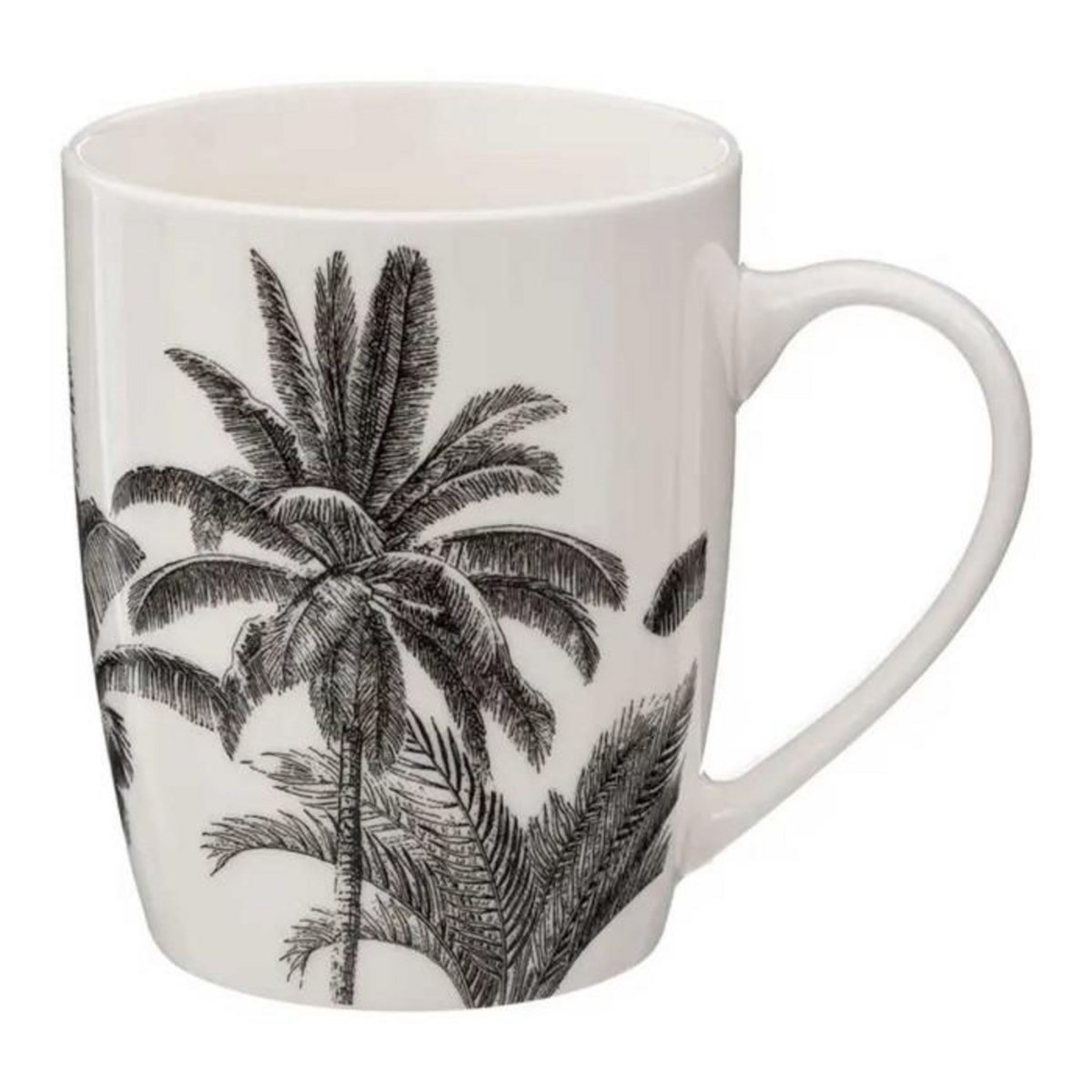 SECRET DE GOURMET Lot de 6 Mugs en Porcelaine  Bota  36cl Beige