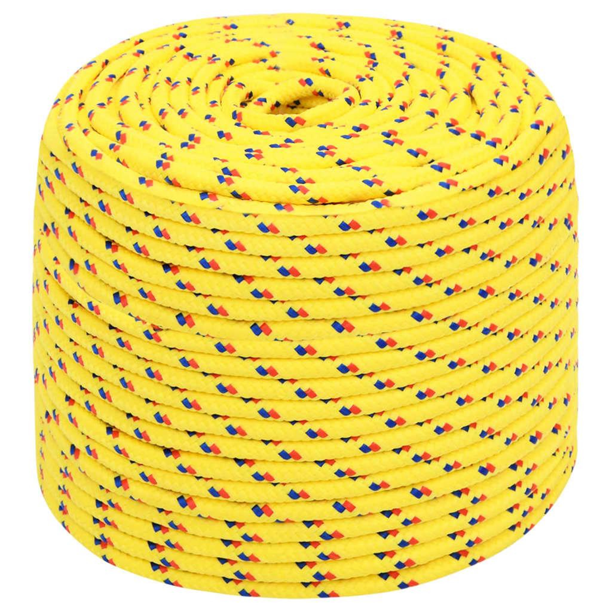 Voir la diapositive 2 : VIDAXL Corde de bateau Jaune 6 mm 250 m Polypropylene