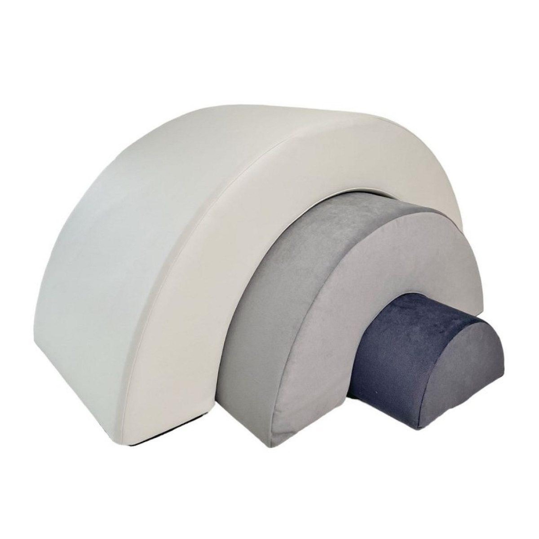 MONIO FOR KIDS Blocs mousse arc en ciel gris