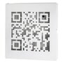 Voir la diapositive 1 : Paris Prix Boîte à Clés Métal  QR Code  24cm Blanc