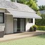 Voir la diapositive 1 : VIDAXL Tissu de remplacement de cantonniere d'auvent anthracite blanc