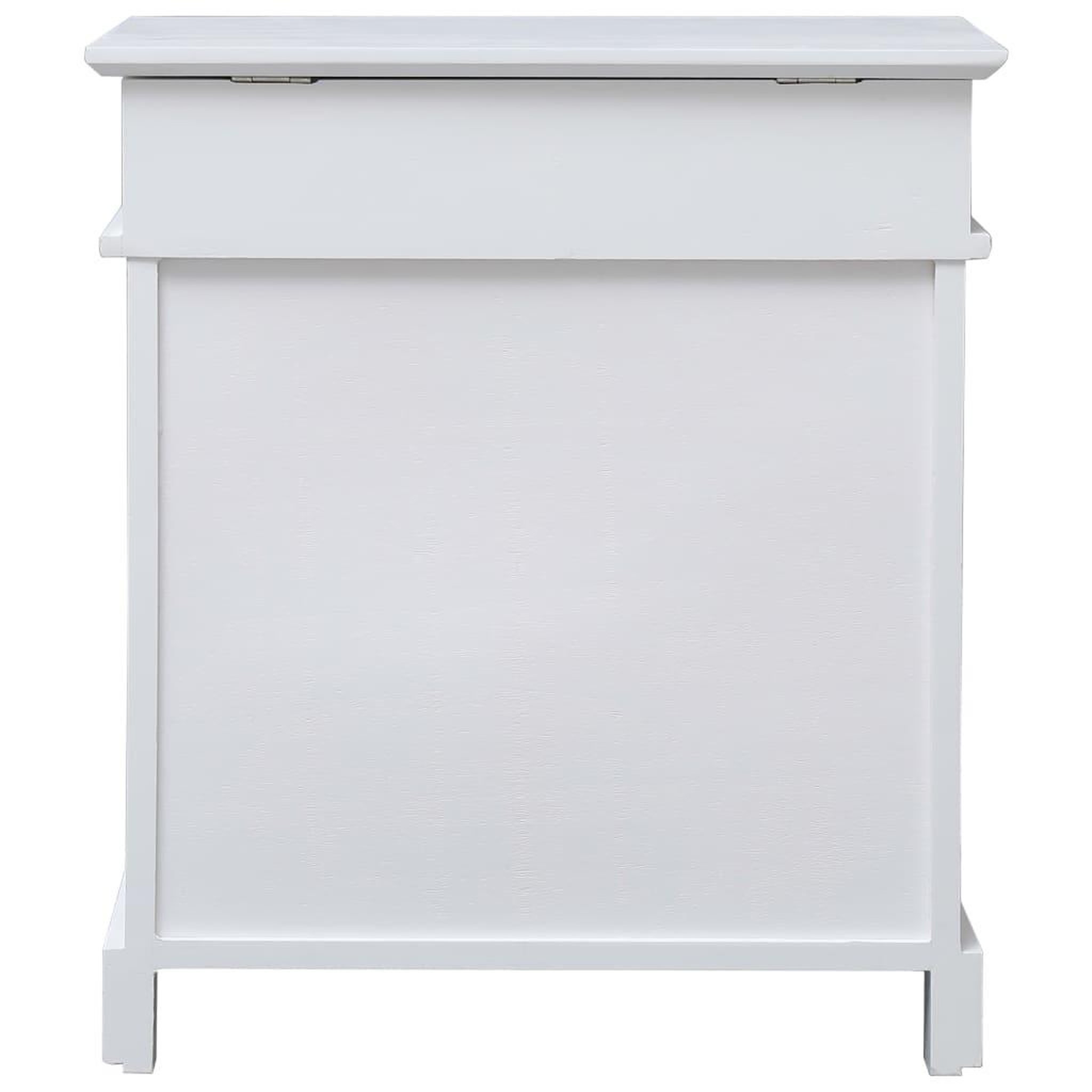 Voir la diapositive 3 : VIDAXL Armoire a chaussures Blanc 50 x 28 x 58 cm Bois de Paulownia