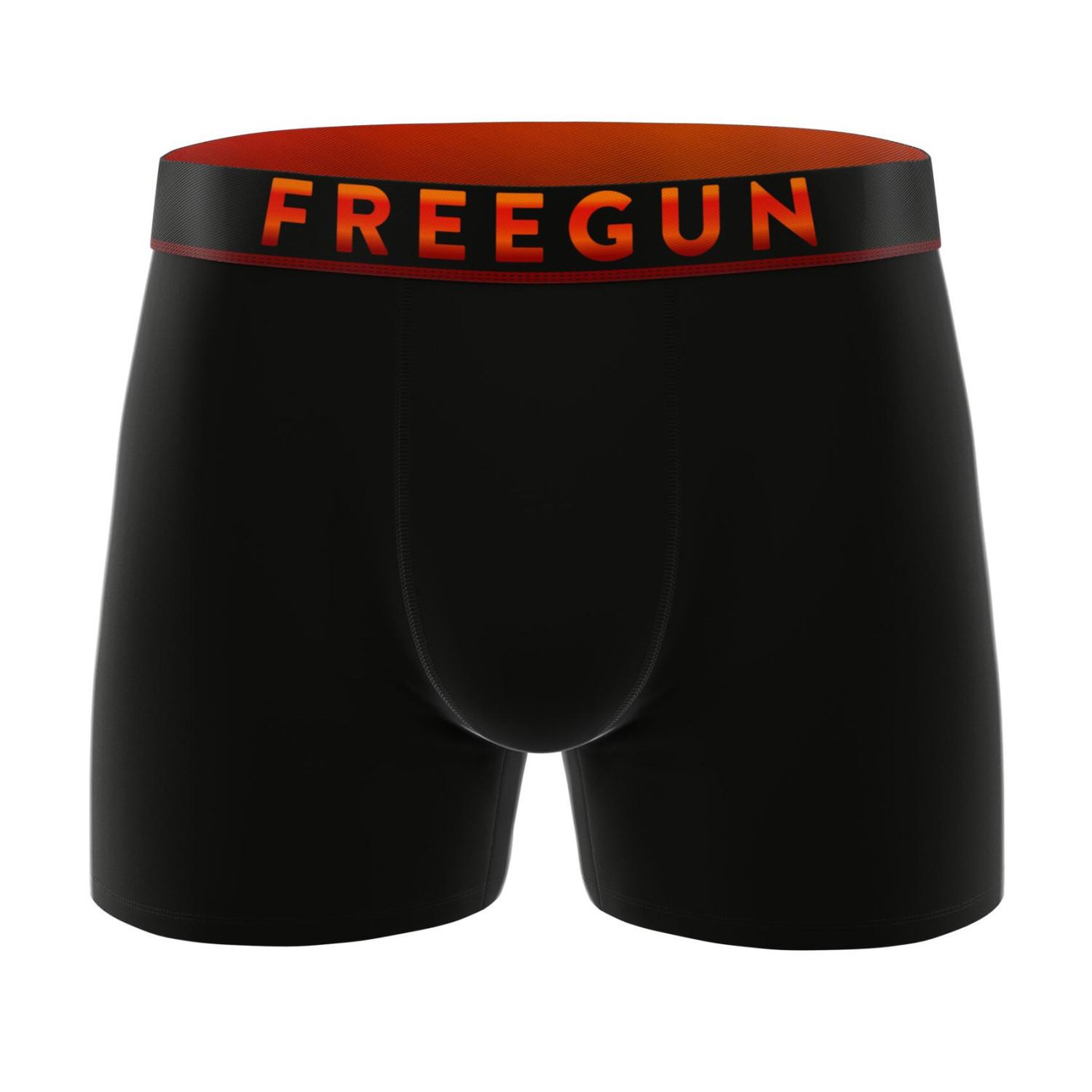Voir la diapositive 6 : FREEGUN Lot de 4 boxers homme signature dave coolin