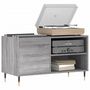 Voir la diapositive 3 : VIDAXL Armoire a disques sonoma gris 85x38x48 cm bois d'ingenierie