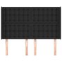 Voir la diapositive 3 : VIDAXL Tete de lit avec oreilles Noir 147x16x118/128 cm Similicuir