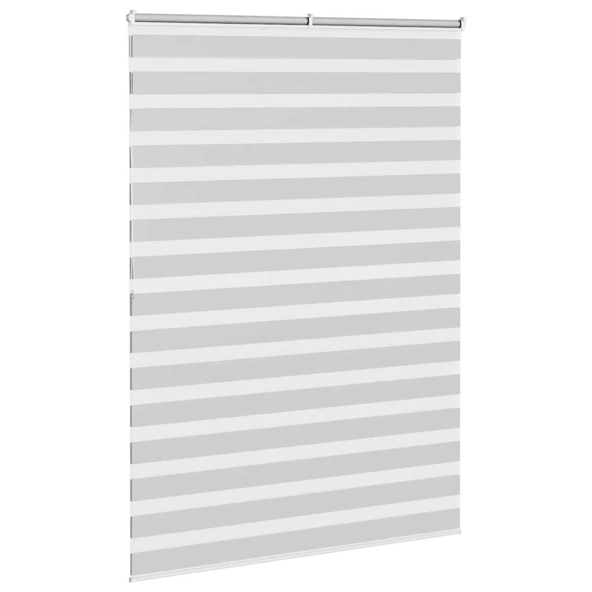 Voir la diapositive 4 : VIDAXL Store zebre gris clair largeur du tissu 150,9 cm polyester