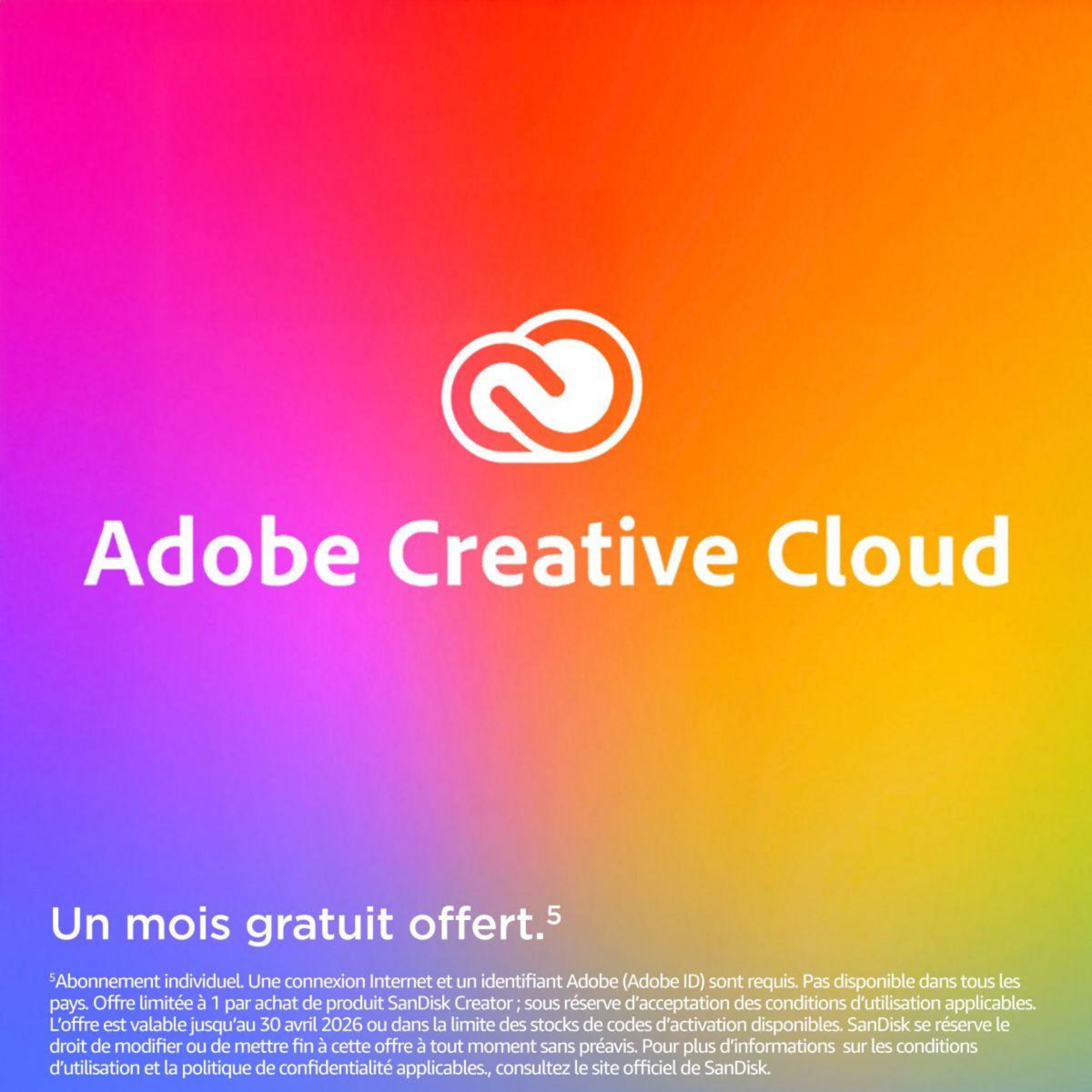 SANDISK Disque dur SSD externe 4To Creator PRO