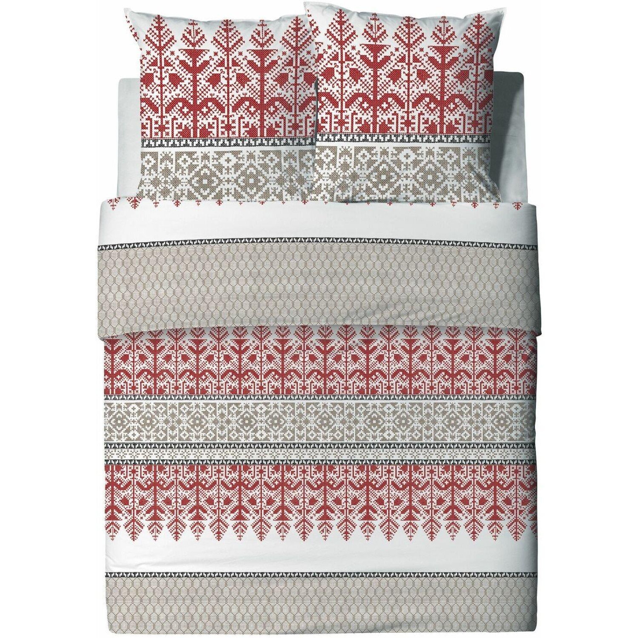 Voir la diapositive 3 : Les Ateliers du Linge Parure housse de couette 100% coton 57fils , halti