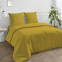 Voir la diapositive 3 : FUTURE HOME Housse de couette en coton 57 fils unie