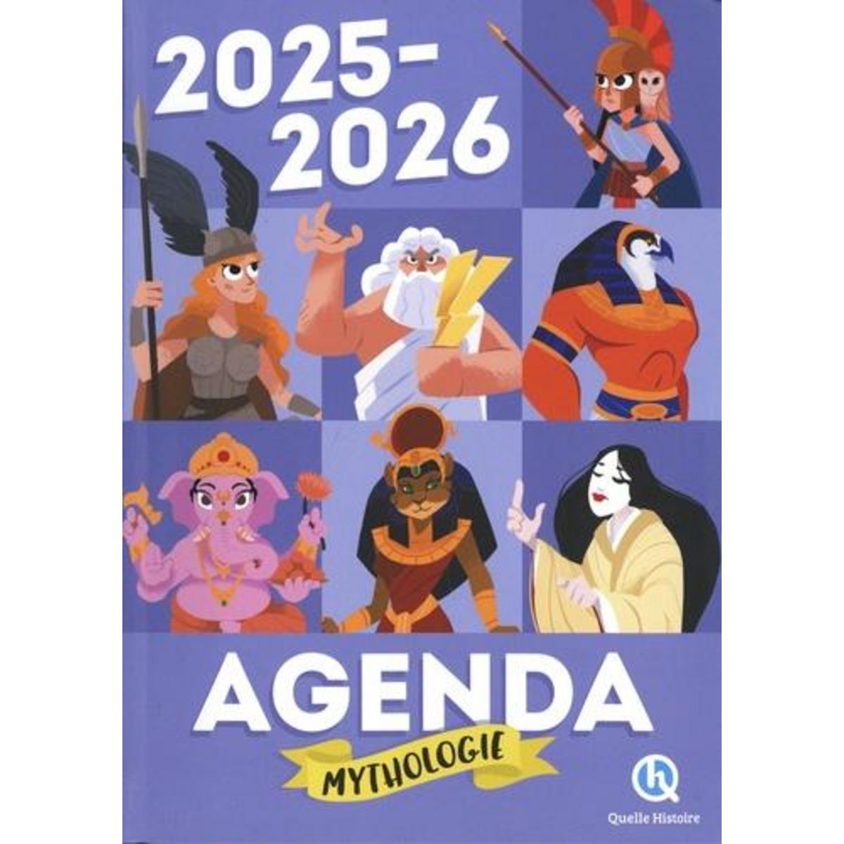 AGENDA MYTHOLOGIE. UN TOUR DU MONDE DES MYTHES & LEGENDES, EDITION 2025-2026, Wennagel Bruno