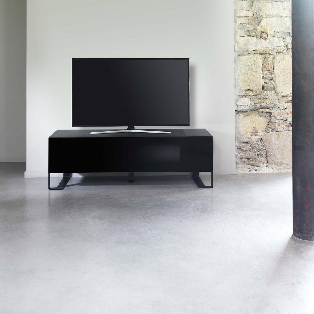 Erard Meuble tv pour écran 30 à 55 + trappe carbon - 037410