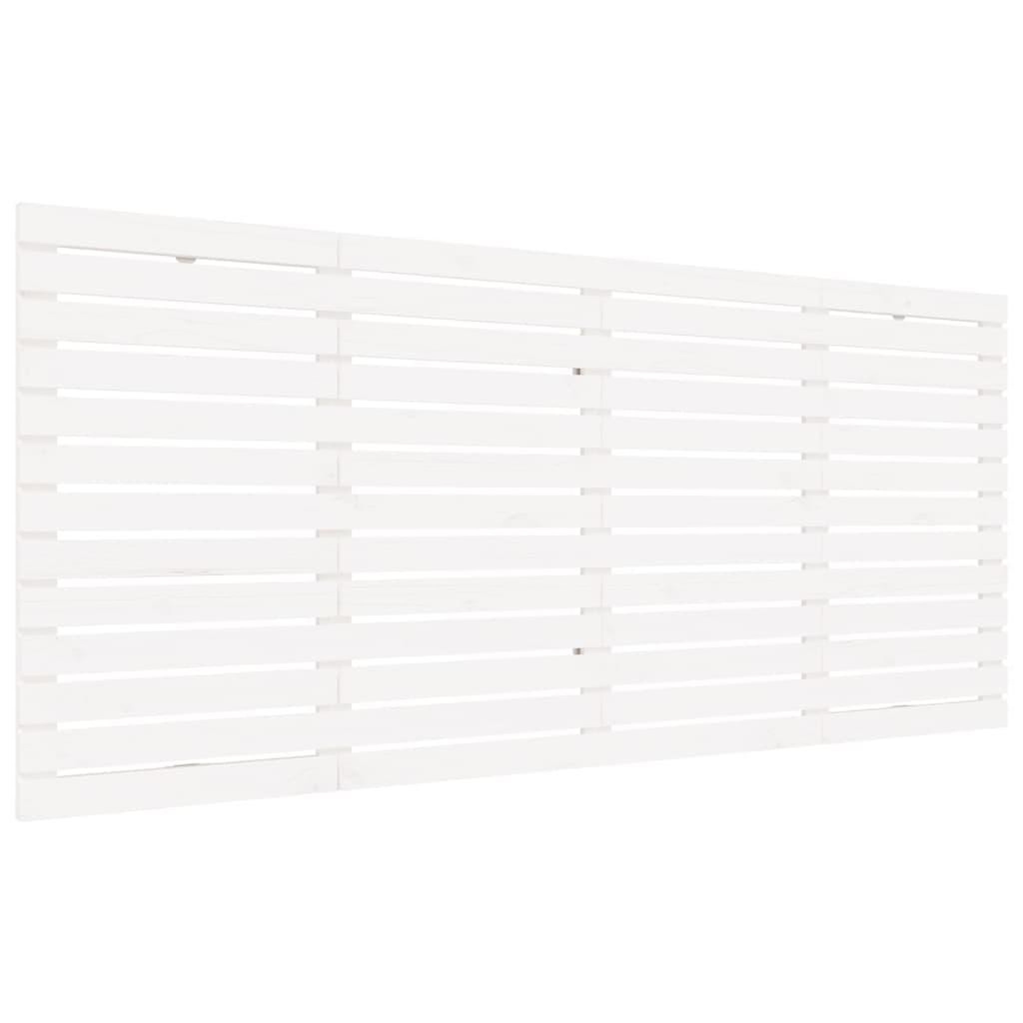 Voir la diapositive 2 : VIDAXL Tete de lit murale Blanc 166x3x91,5 cm Bois massif de pin