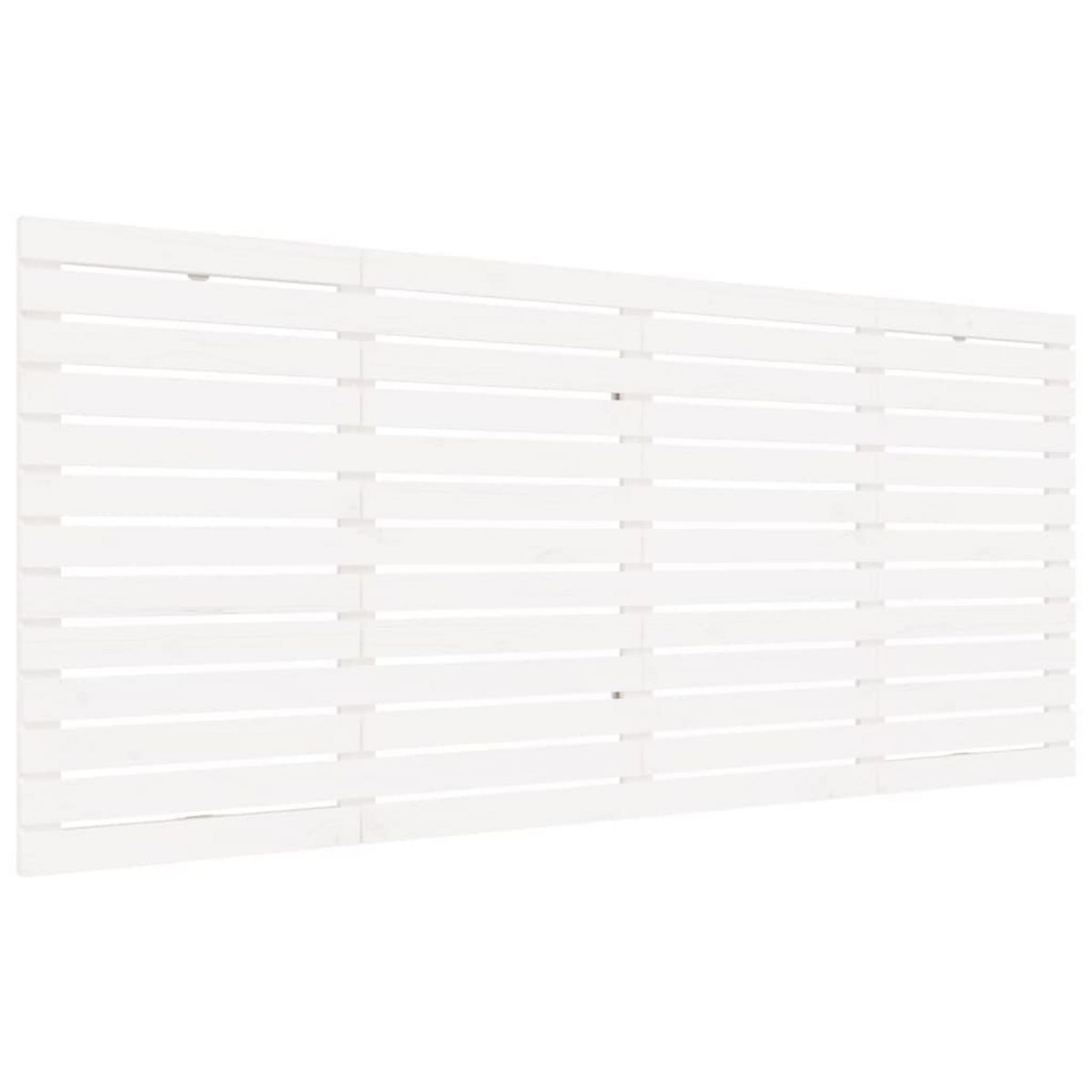VIDAXL Tete de lit murale Blanc 166x3x91,5 cm Bois massif de pin