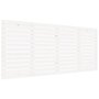 Voir la diapositive 2 : VIDAXL Tete de lit murale Blanc 166x3x91,5 cm Bois massif de pin