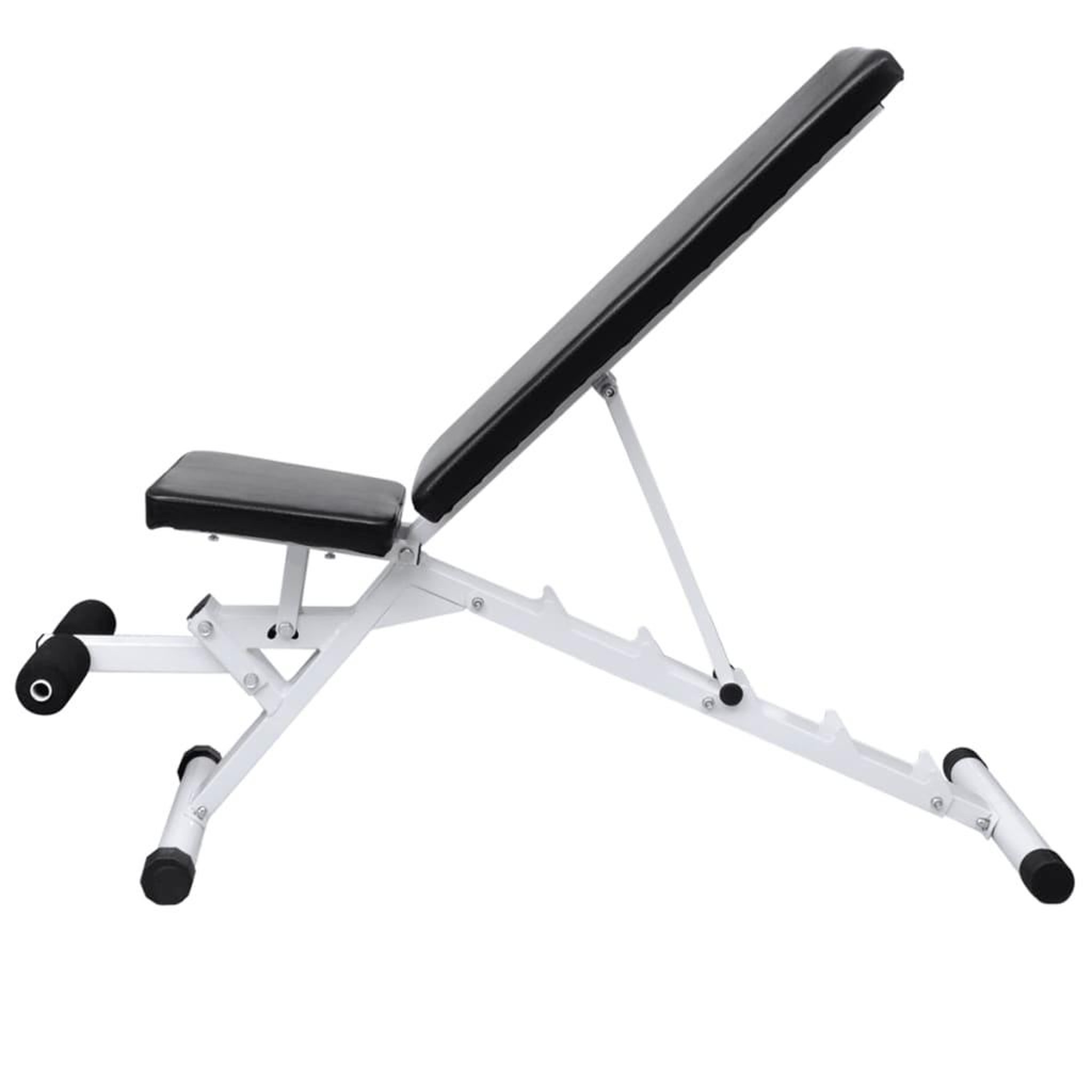 Voir la diapositive 2 : VIDAXL Banc d'entraînement avec jeu d'halteres 30,5 kg