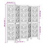 Voir la diapositive 6 : VIDAXL Cloison de separation 5 panneaux marron bois paulownia massif