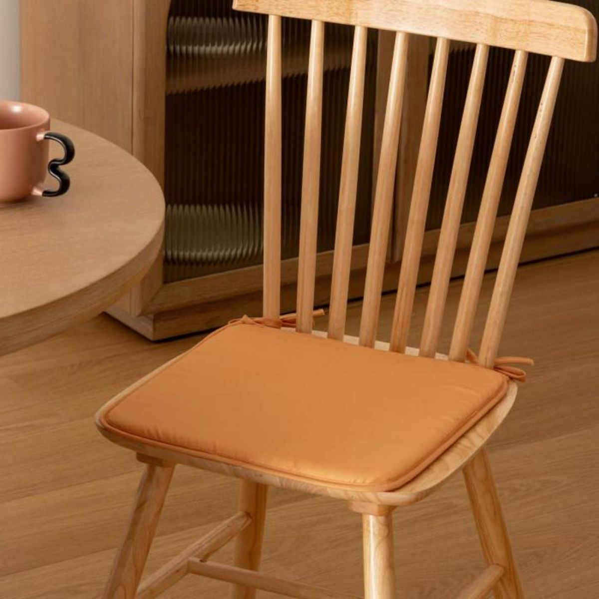 ATMOSPHERA Galette de Chaise  Micro  39x39cm Ocre