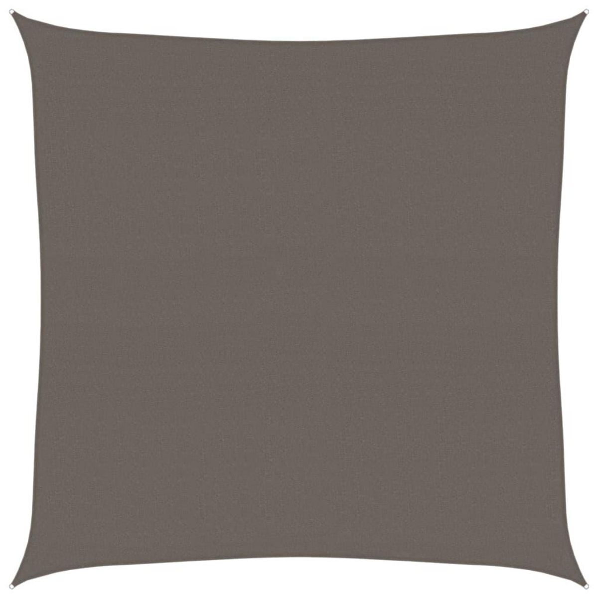 VIDAXL Voile d'ombrage 160 g/m^2 Anthracite 5x5 m PEHD