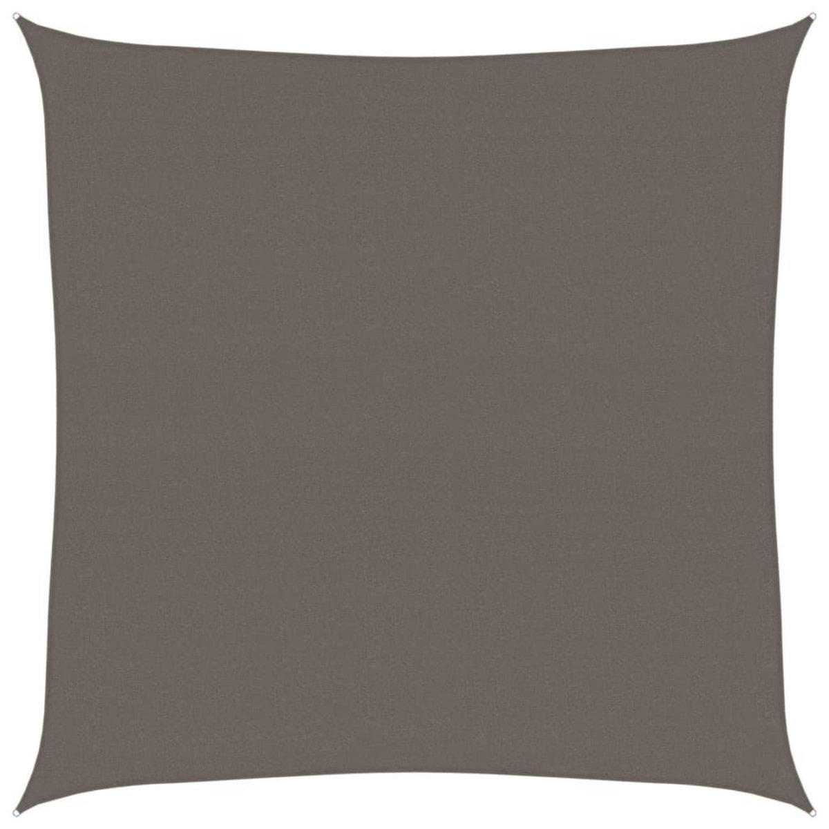 VIDAXL Voile d'ombrage 160 g/m^2 Anthracite 5x5 m PEHD