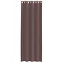 Voir la diapositive 4 : VIDAXL Rideaux en voile avec œillets 2 pcs marron 140x260 cm