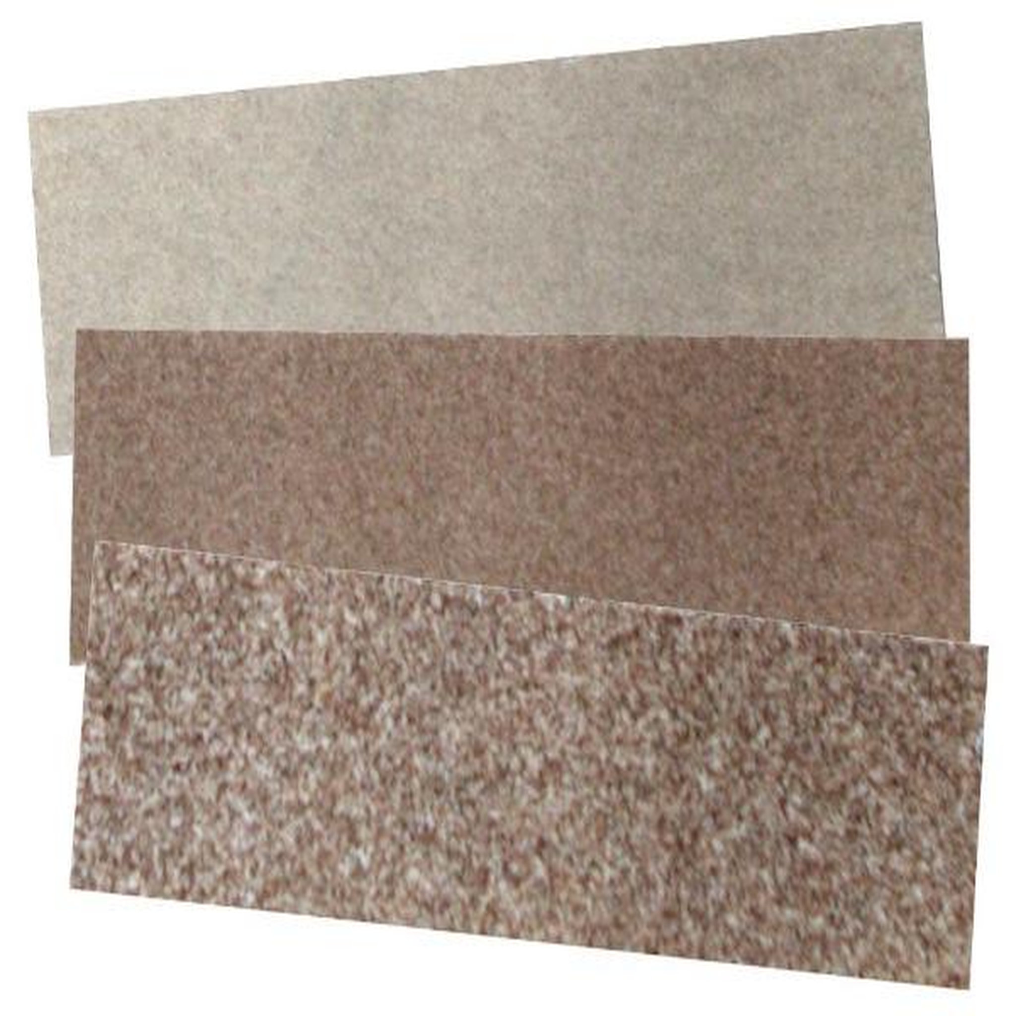 MAXICRAFT 3 feuilles abrasives corindon (grain 80 - 150 - 240)