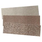 MAXICRAFT 3 feuilles abrasives corindon (grain 80 - 150 - 240)