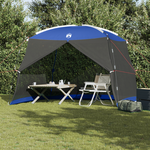 VIDAXL Tente anti moustiques de camping avec porte Bleu 5 personnes Imperméable