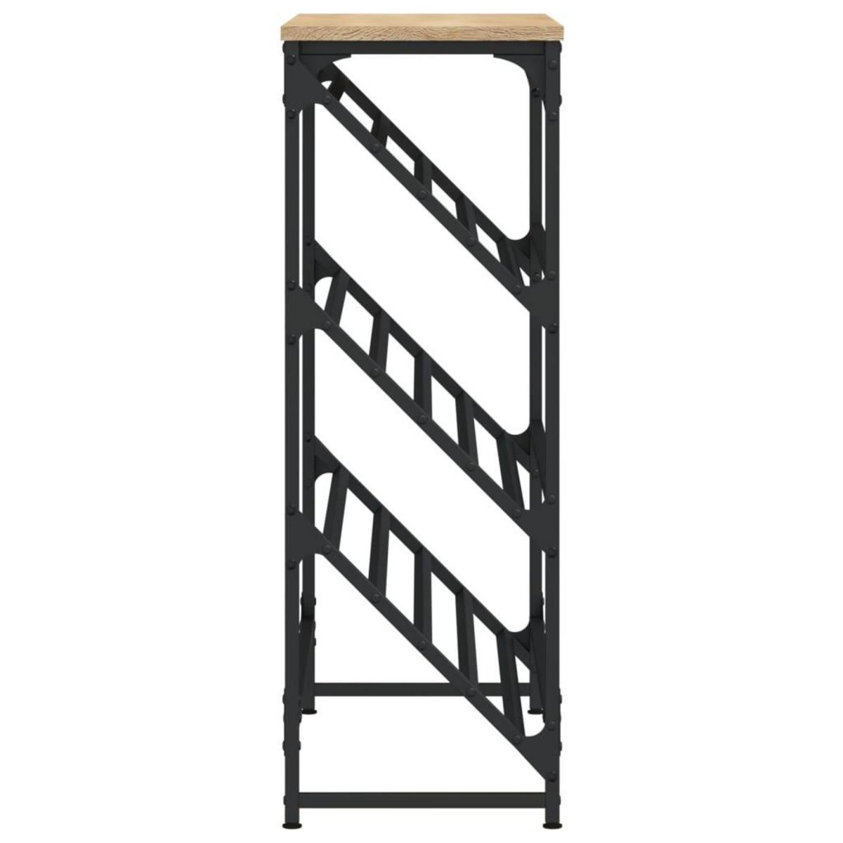 VIDAXL Etagere a chaussures chene sonoma 90x30x85 cm bois d'ingenierie