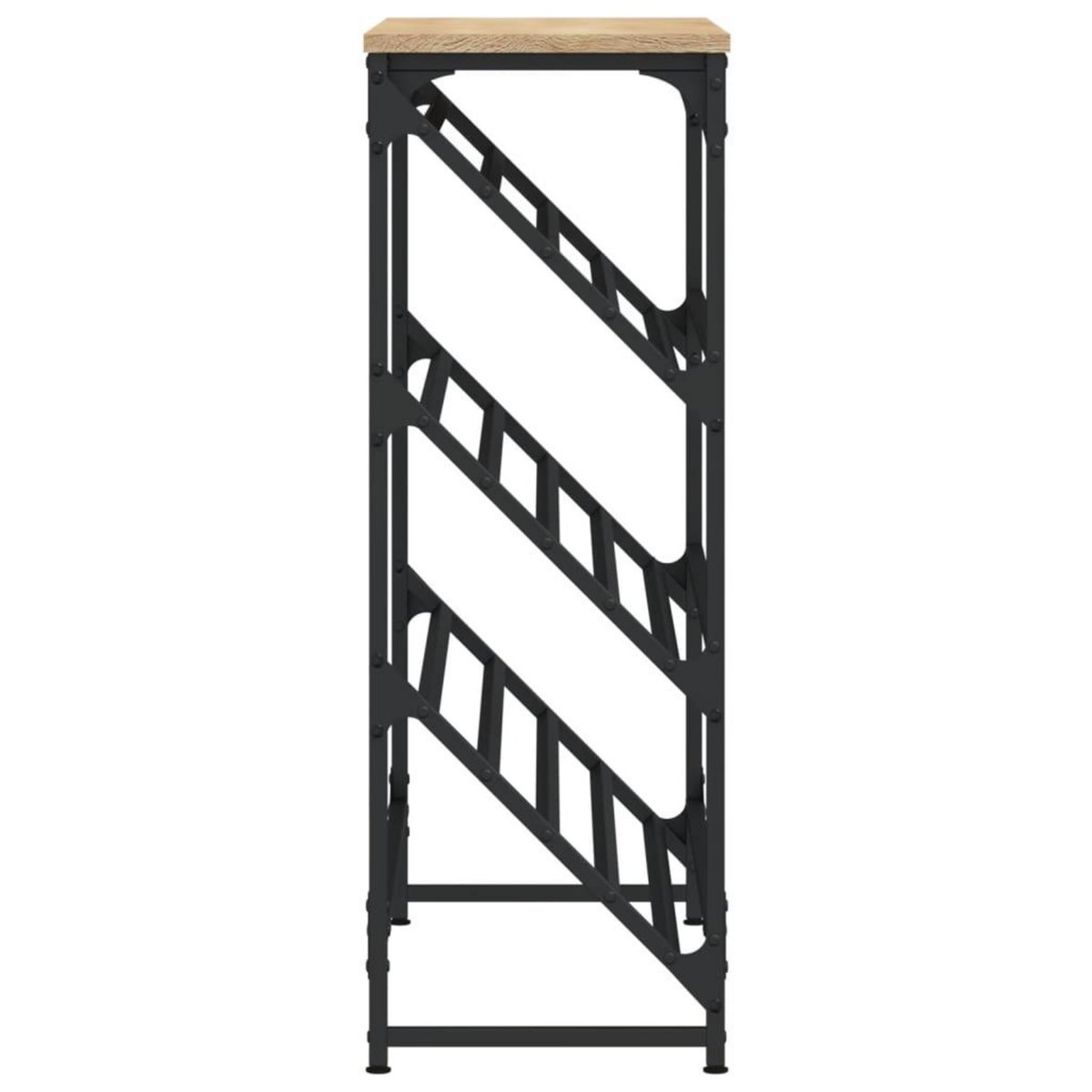 VIDAXL Etagere a chaussures chene sonoma 90x30x85 cm bois d'ingenierie