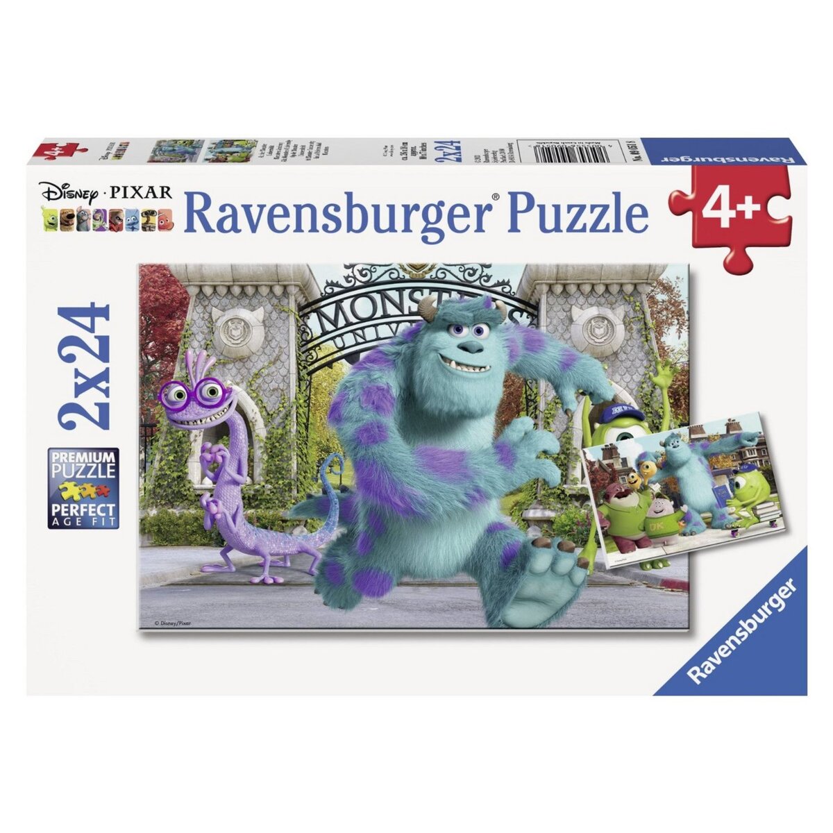RAVENSBURGER Puzzles 2x24 pièces Université des Monstres Academy