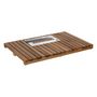 Voir la diapositive 3 : FIVE Caillebotis en Bois  Acacia  36x53cm Marron