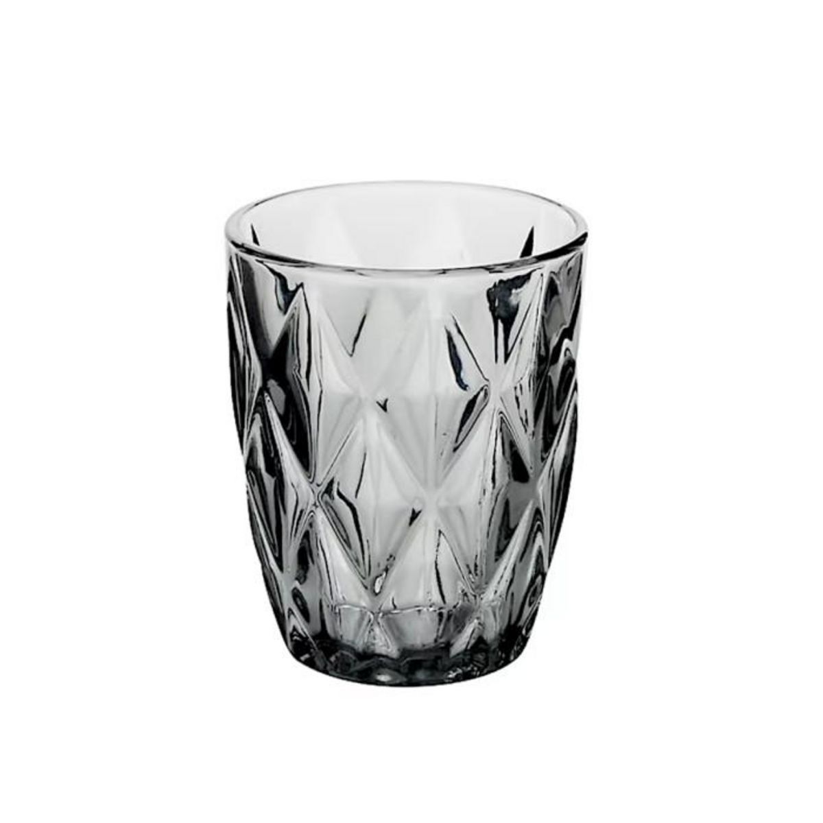 SECRET DE GOURMET Lot de 6 Gobelets Bas  Lea  28cl Gris