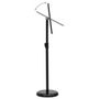 Voir la diapositive 5 : VIDAXL Support d affiche A3 sur pied Noir Alliage d aluminium