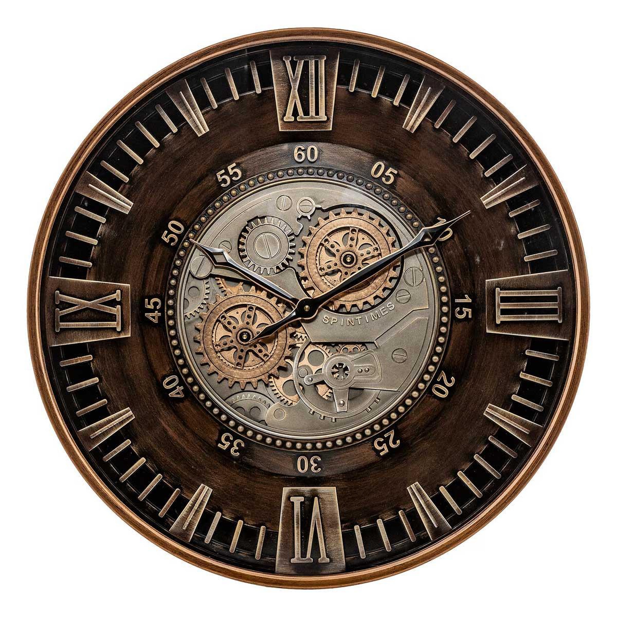 ATMOSPHERA Horloge avec mécanisme  yoni  59cm marron