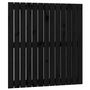 Voir la diapositive 2 : VIDAXL Tete de lit murale Noir 82,5x3x90 cm Bois massif de pin