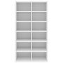 Voir la diapositive 4 : VIDAXL Etagere a chaussures Blanc 54x34x100,5 cm Bois d'ingenierie