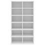 Voir la diapositive 4 : VIDAXL Etagere a chaussures Blanc 54x34x100,5 cm Bois d'ingenierie