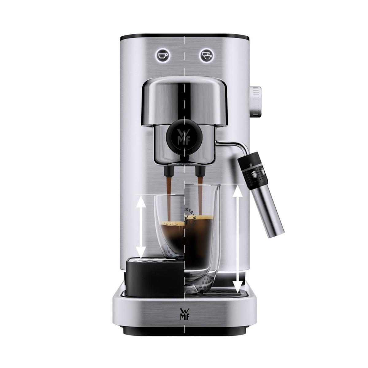 WMF Machine à expresso 15 bars inox - 0412370011