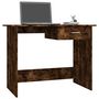 Voir la diapositive 3 : VIDAXL Bureau Chene fume 100x50x76 cm Bois d'ingenierie