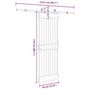 Voir la diapositive 6 : VIDAXL Porte coulissante et kit de quincaillerie 70x210 cm pin massif