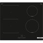 Voir la diapositive 1 : BOSCH Table de cuisson induction 60cm 4 feux 7400w noir - PVQ611BB6E