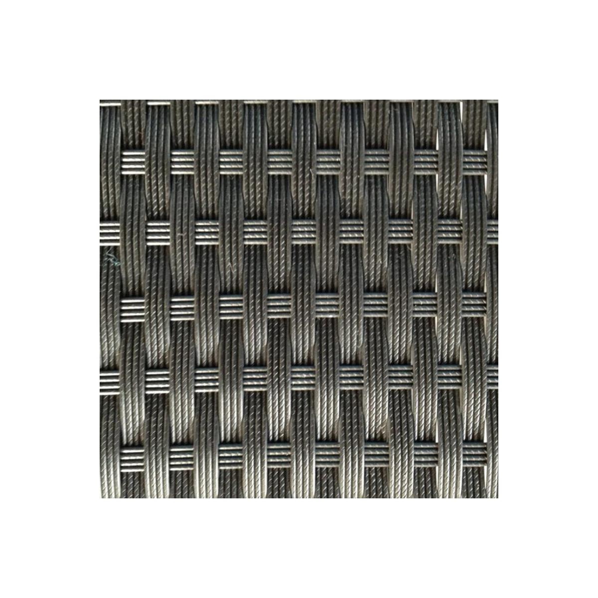 Voir la diapositive 4 : Paris Prix Salon de jardin en résine tressée  dehli  100cm noir