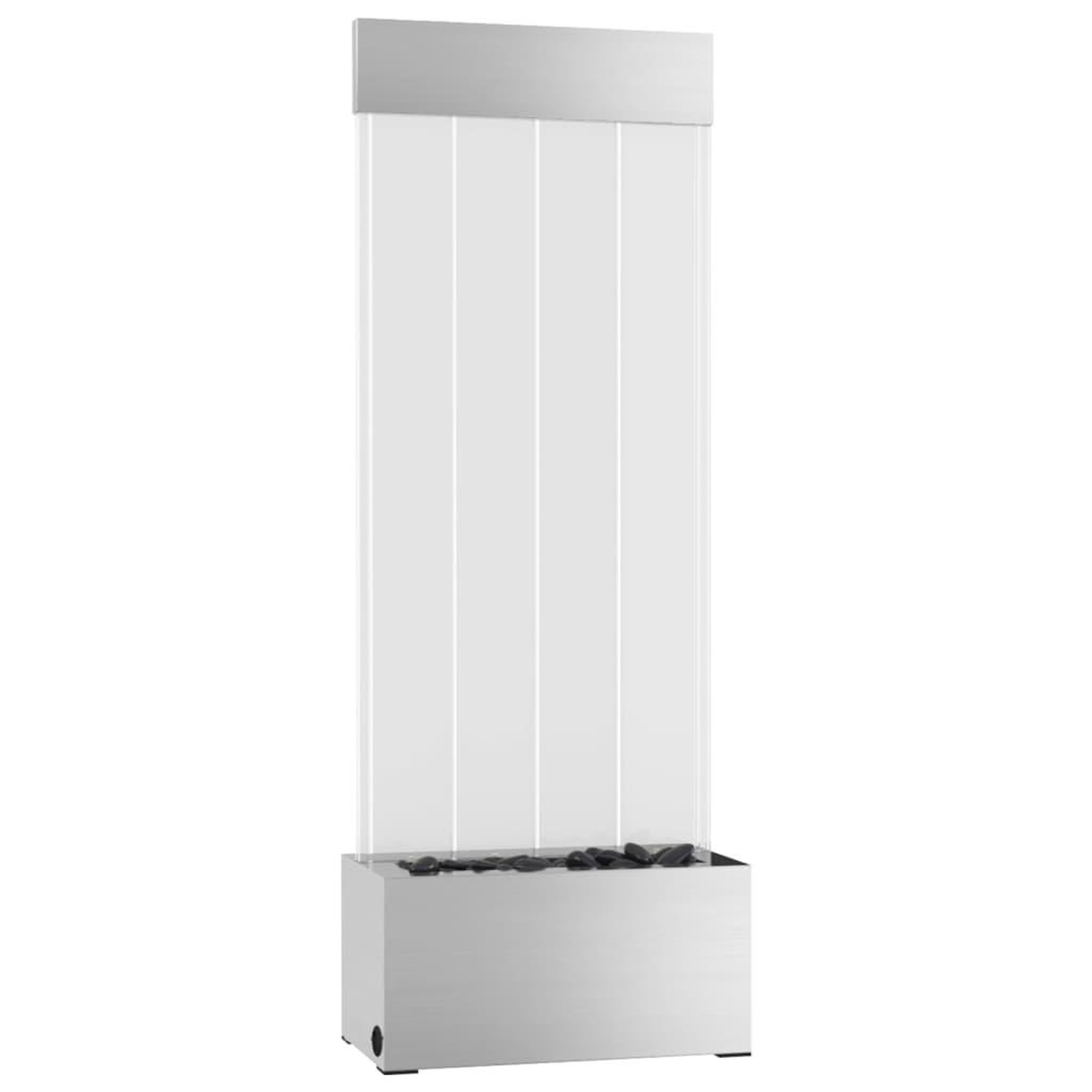 Voir la diapositive 4 : VIDAXL Colonne a bulles avec LED RVB Inox et acrylique 110 cm