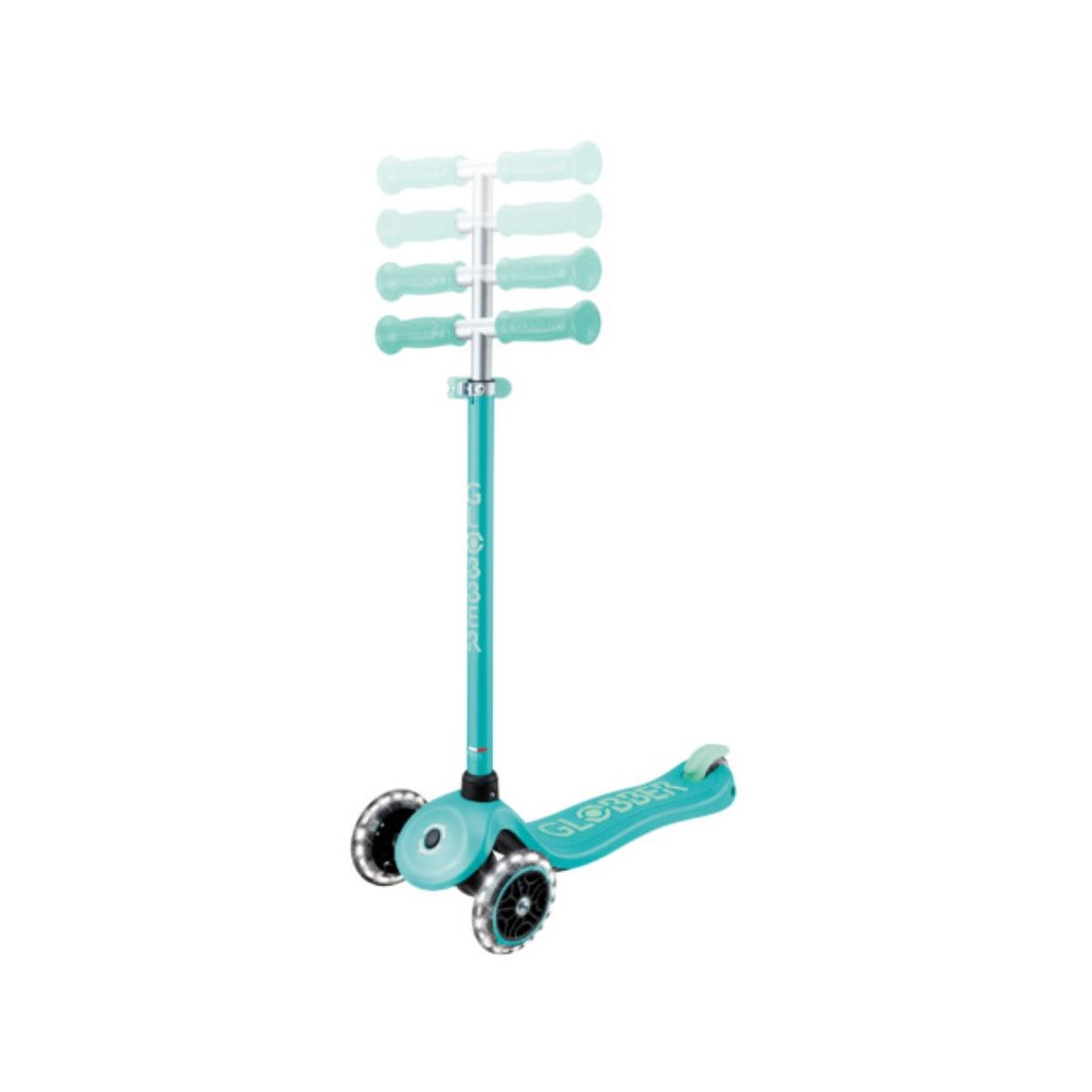 Voir la diapositive 2 : Globber Trottinette Primo plus lights Glow in the Dark menthe foncée