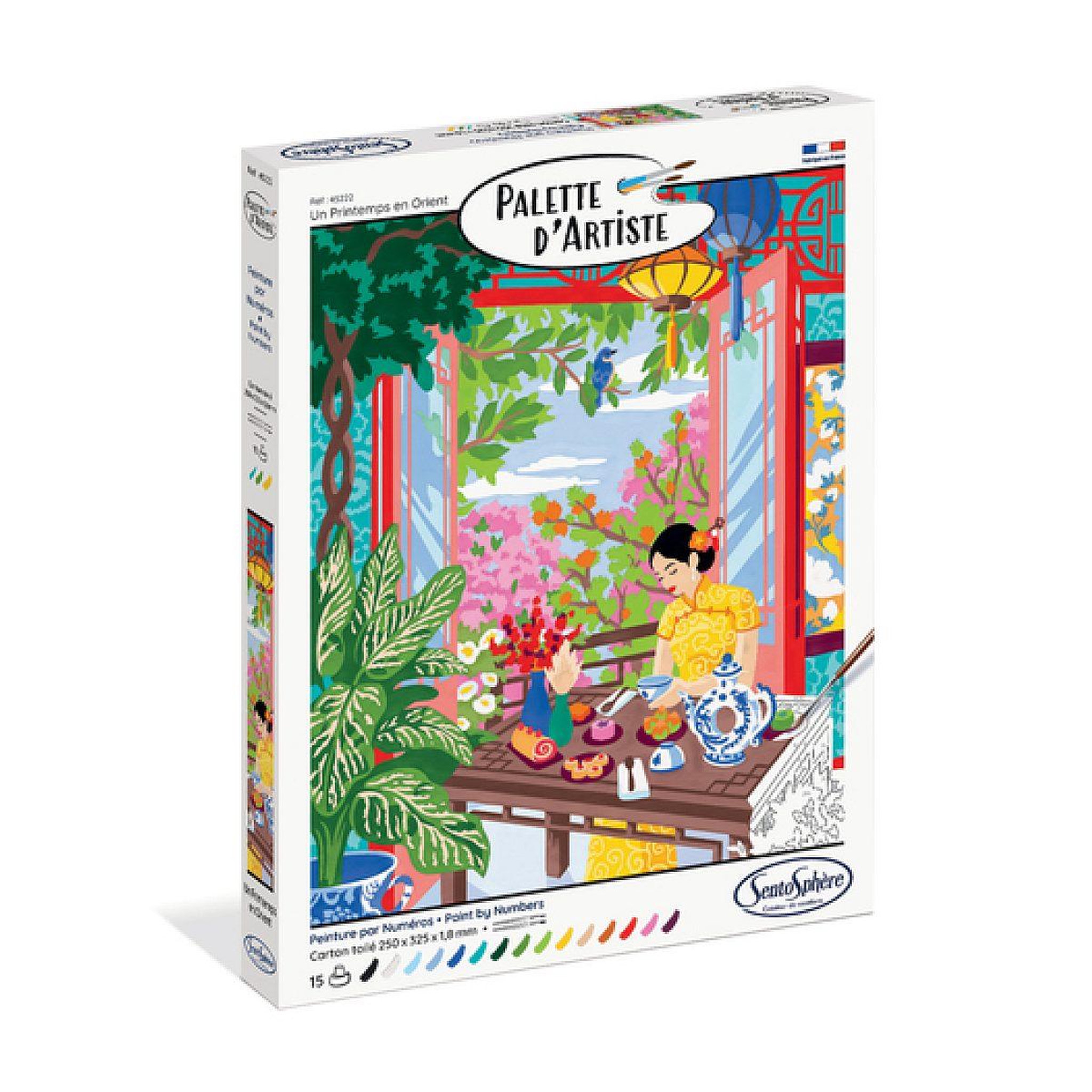 Voir la diapositive 2 : Sentosphere Palette d artiste un printemps en orient