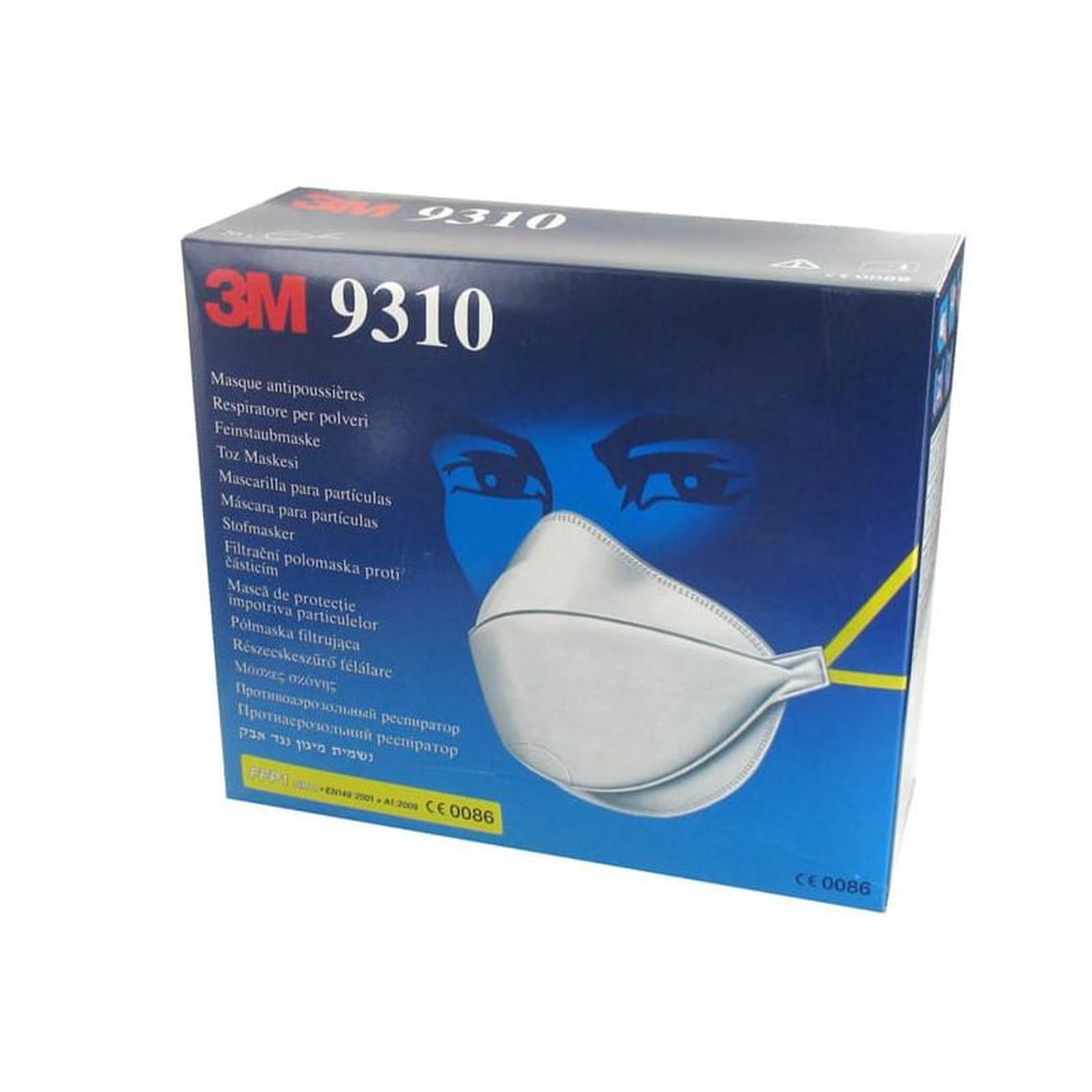 Voir la diapositive 5 : 3M Masque 3m 9310 anti-poussières pliable ffp1 sans soupape x 20