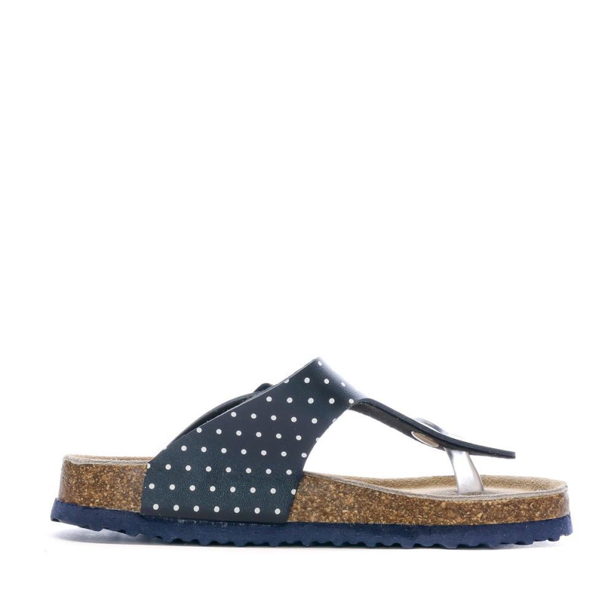 Voir la diapositive 2 : BEPPI Sandales Marine/Pois Fille Beppi Casual Slipper