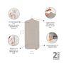 Voir la diapositive 3 : BRABANTIA Housse table à repasser Planche défroisseur pliable Grey
